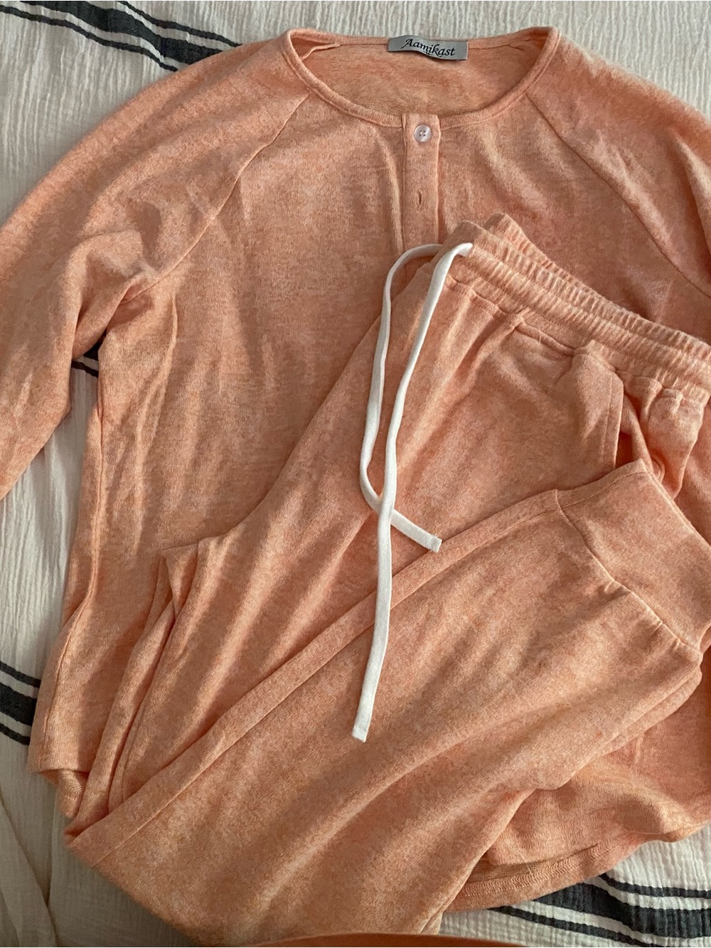 Amalfikast Peach Loungewear Set
